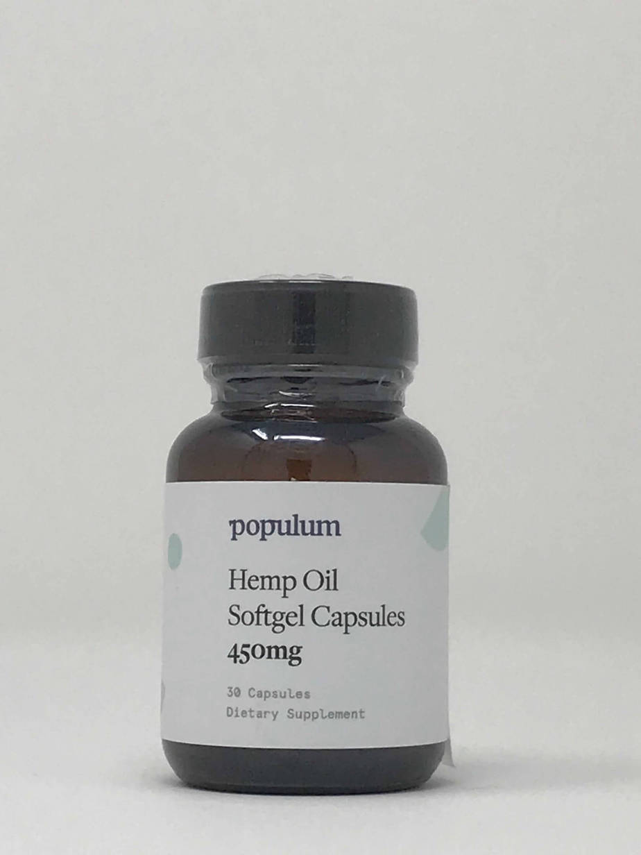 Populum Hemp Oil Softgel Capsules 450 mg