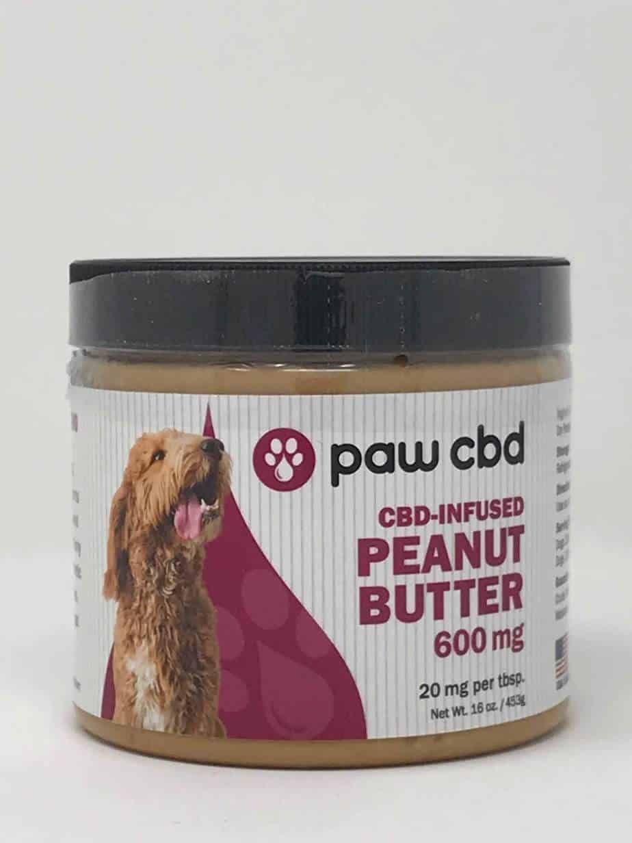 PAW CBD CBD-INFUSED PEANUT BUTTER 600 MG