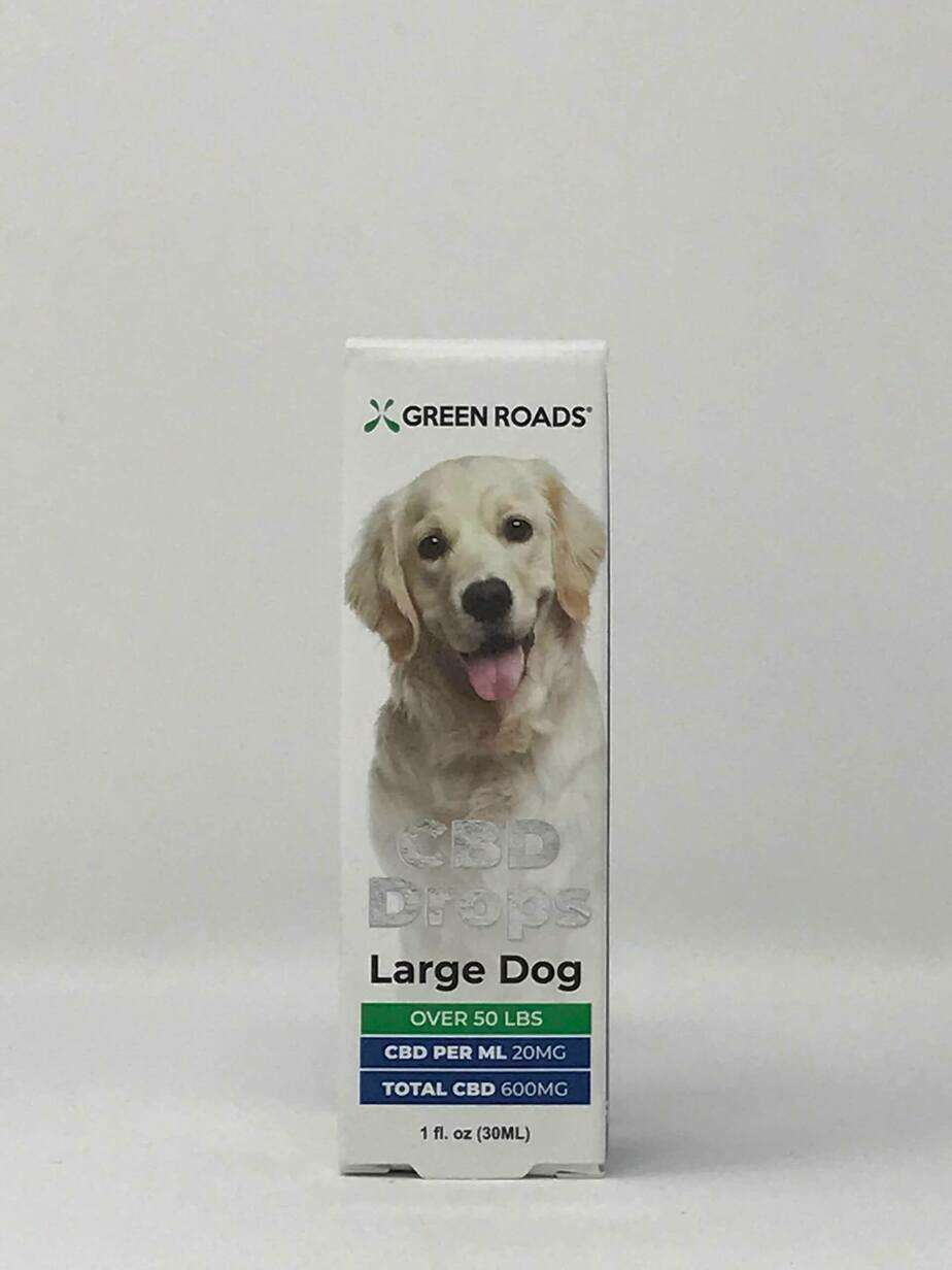 GREEN ROADS CBD DROPS LARGE DOG 600 MG