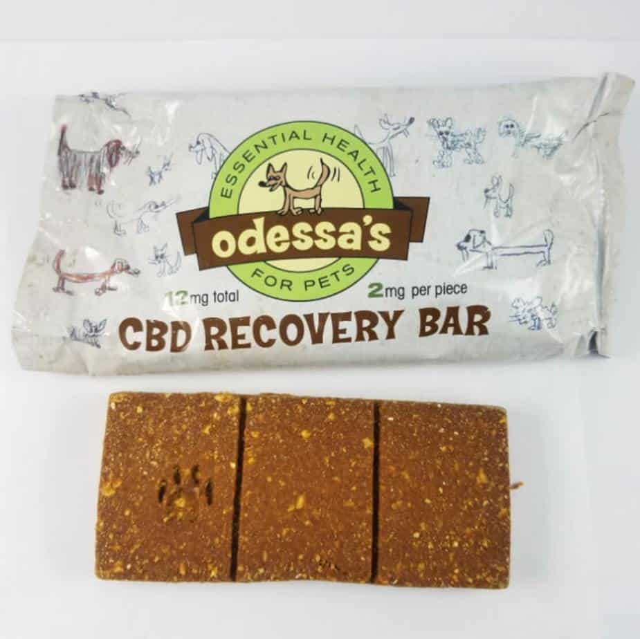 Floyd's of Leadville Odessa's CBD Recovery Bar for Pets