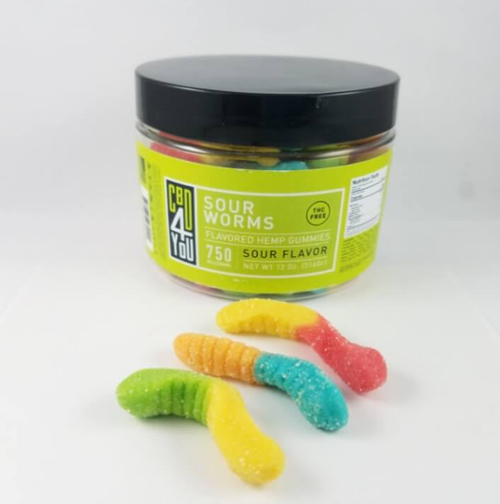 CBD 4 You Sour Worms