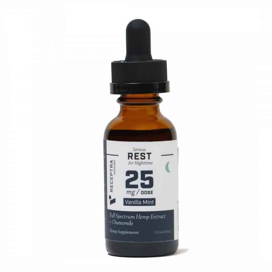 Receptra Naturals Serious Rest + Chamomile Tincture 25 mg/dose