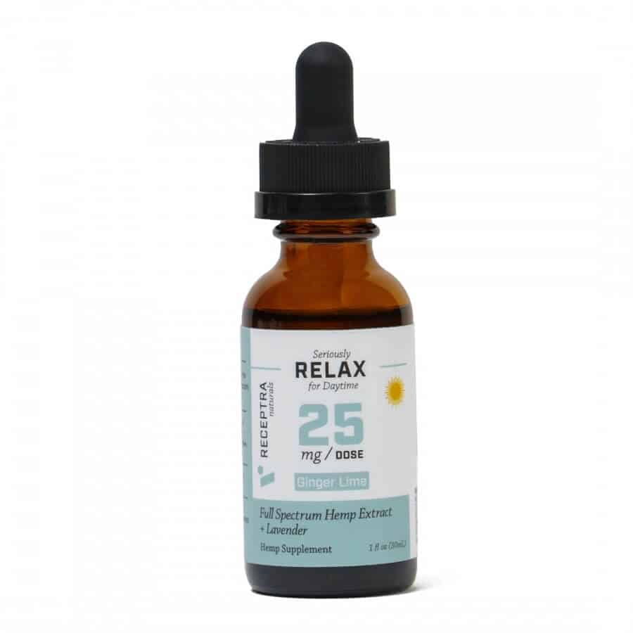 Receptra Naturals Relax + Lavender Tincture 25 mg/dose