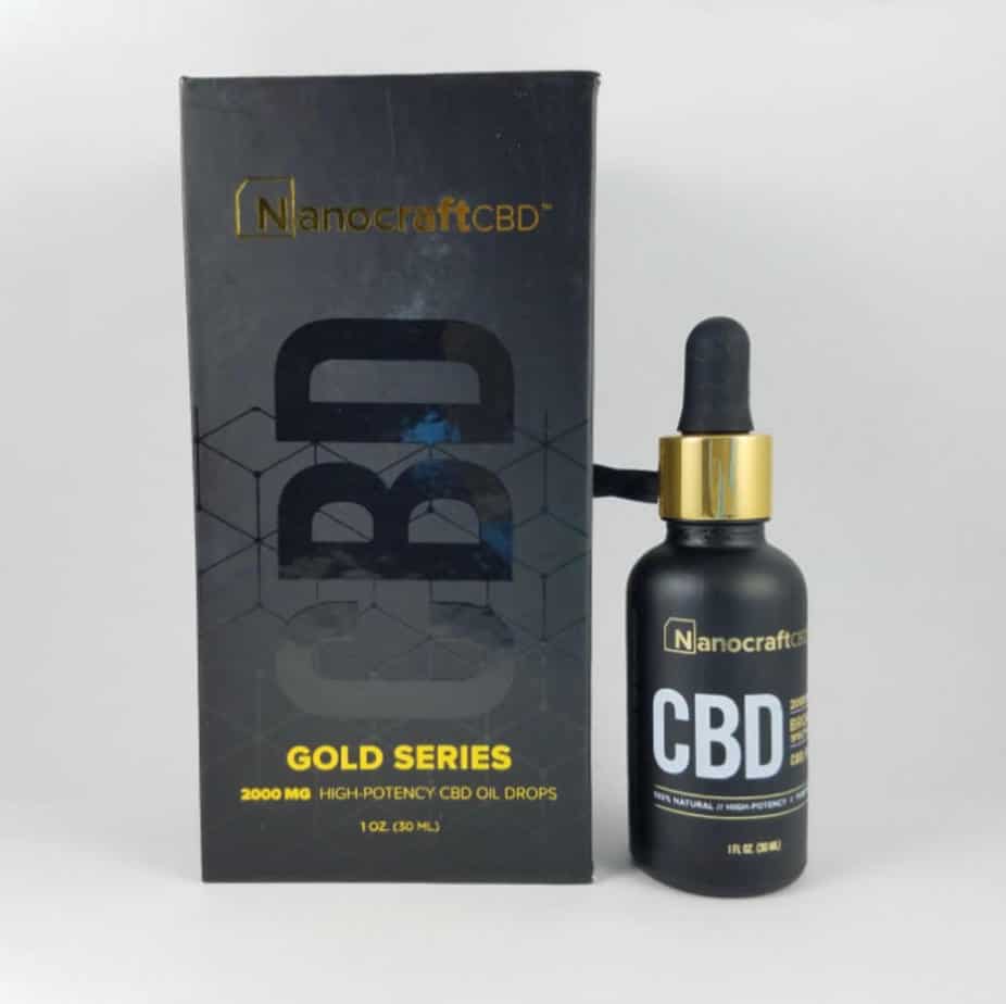 Nanocraft CBD Gold Series CBD Oil Drops 2000mg