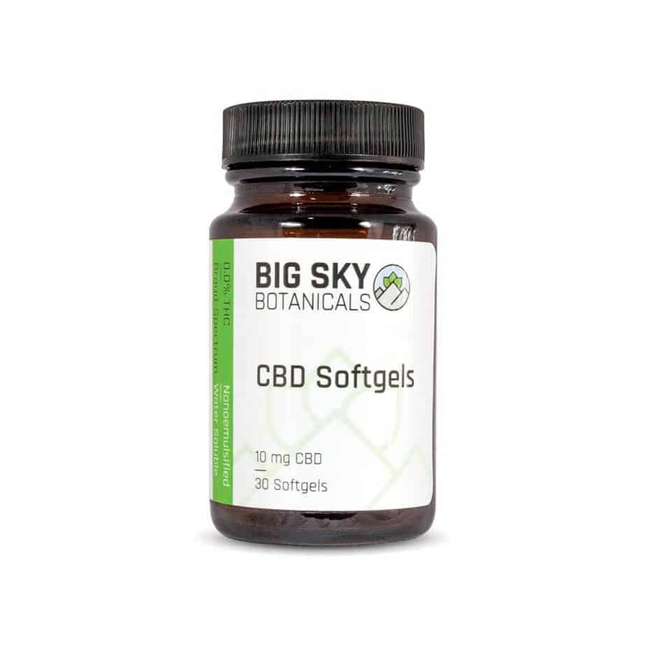 Big Sky Botanicals CBD Softgels