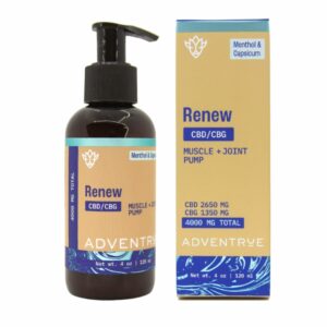 AdvenTrue Renew CBD/CBG Muscle + Joint Pump