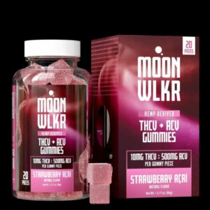 MoonWlkr THCV Gummies – Strawberry Acai
